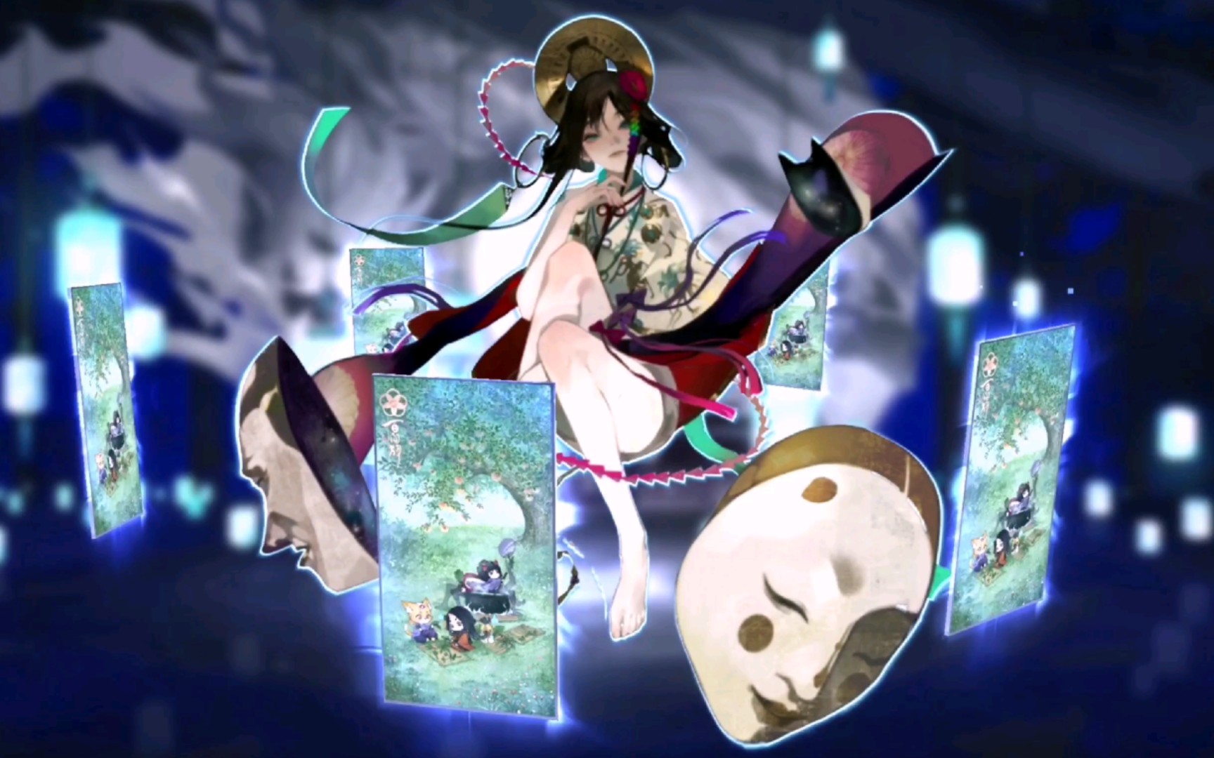 《百闻牌》—官方送的十连抽,只想要面灵气老婆