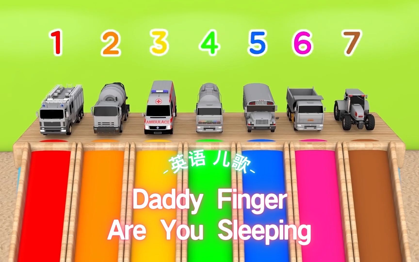 [图]英语儿歌：Daddy Finger & Are You Sleeping