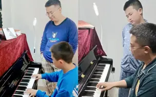 Descargar video: 男子陪儿子练钢琴6年，结果自己考过10级，一弹琴把儿子整懵了