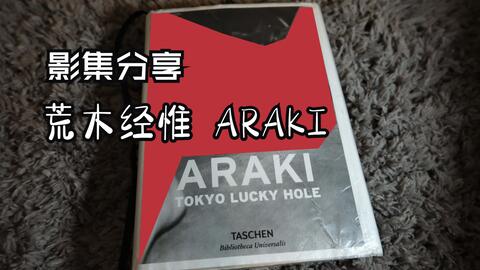 荒木经惟ARAKI TOKYO LUCKY HOLE 摄影书籍/ 防和谐去掉Lucky页的影集翻 