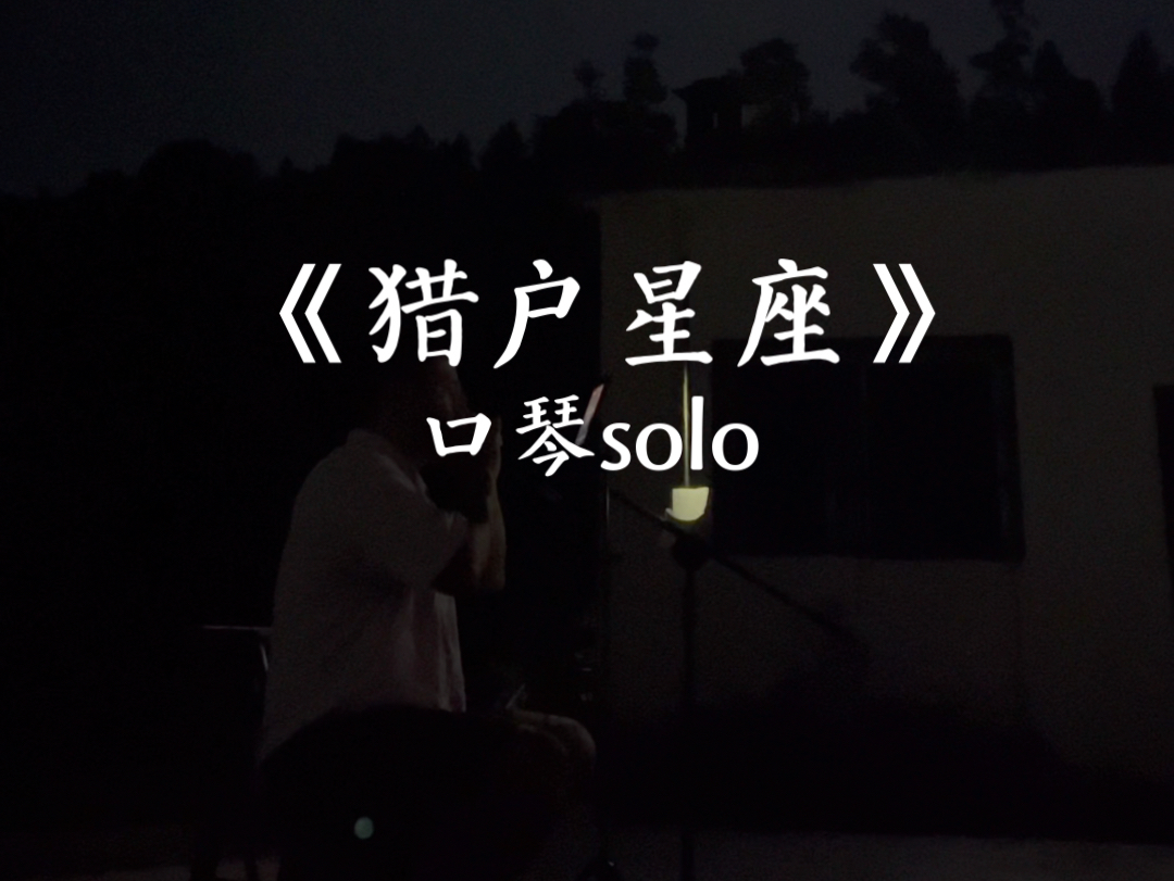 《猎户星座》口琴间奏solo.