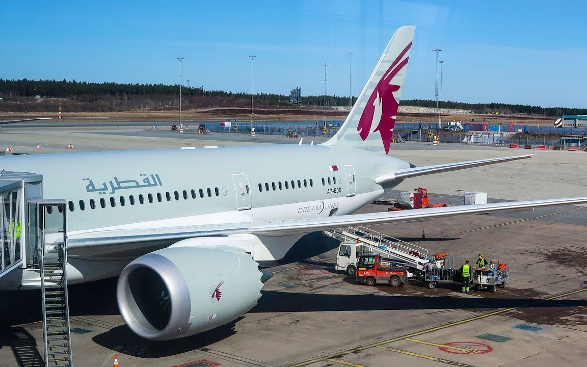 【youtube】卡塔尔航空|波音787-8|经济舱飞行报告(多哈 - 斯德哥尔摩