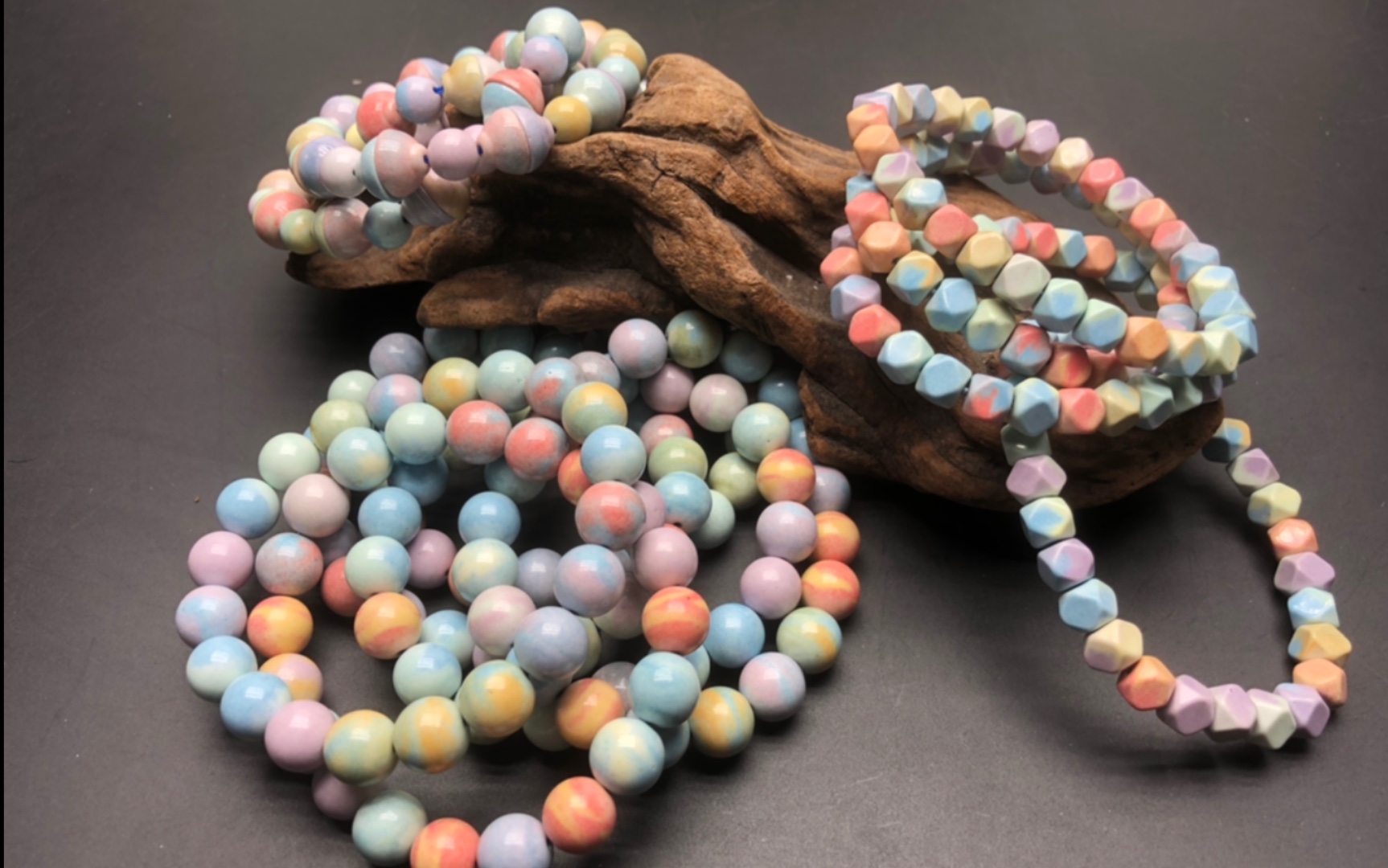 彩虹石手串_哔哩哔哩 (゜-゜)つロ 干杯~-bilibili