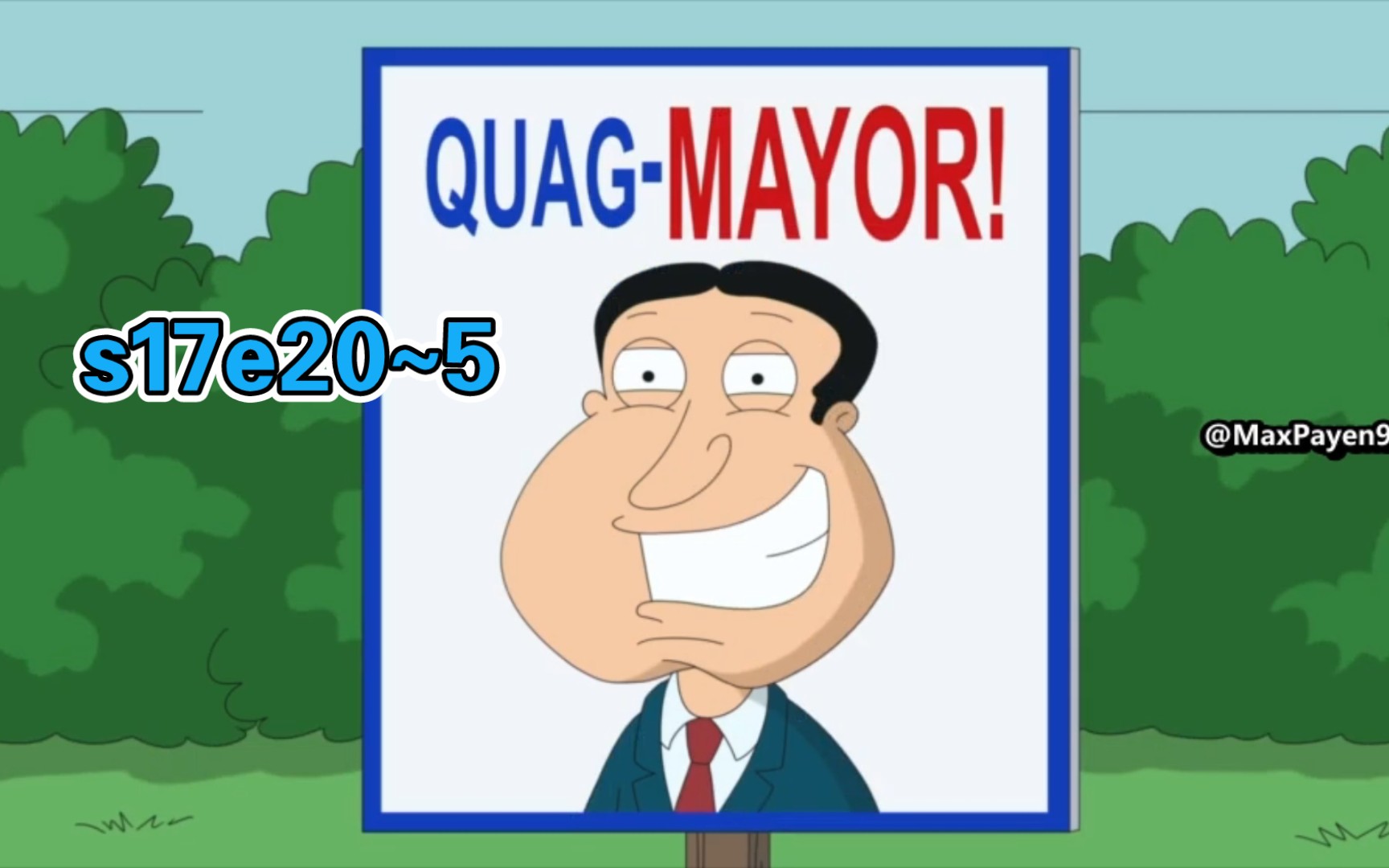 quagmire受仇恨驱动和brian竞选市长手段非常卑鄙