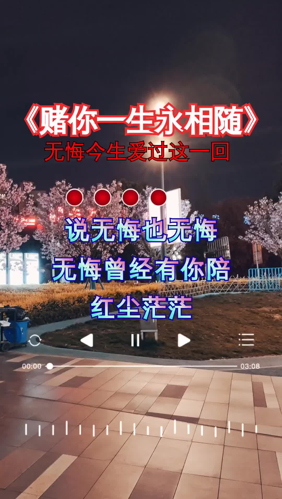 赌你一生永相随情感歌曲用音乐诉说情感好听音乐分享