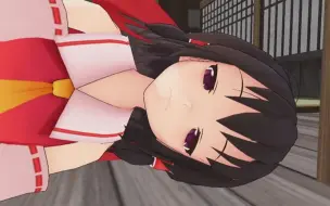 Download Video: 【东方MMD】灵梦的困倦「关系很好的四人」