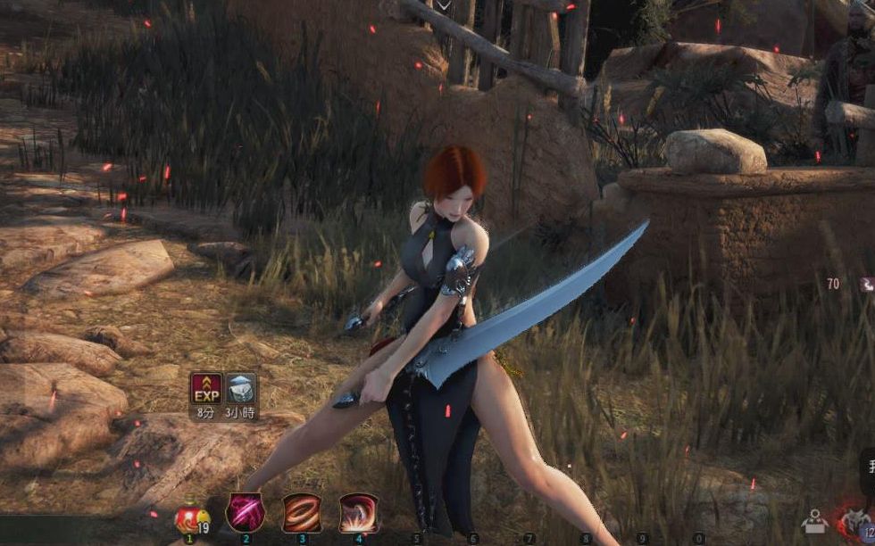 小饼玩《黑色沙漠remastered》兰小姐姐觉醒了