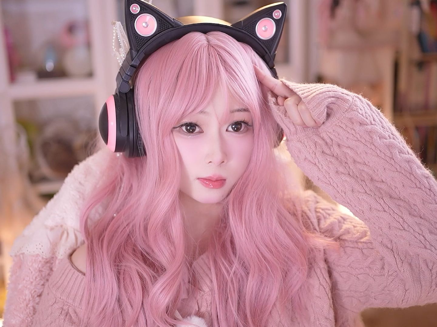 【动态壁纸】粉色电竞可爱少女-萝卜的生活日记-萝卜的生活日记-哔哩