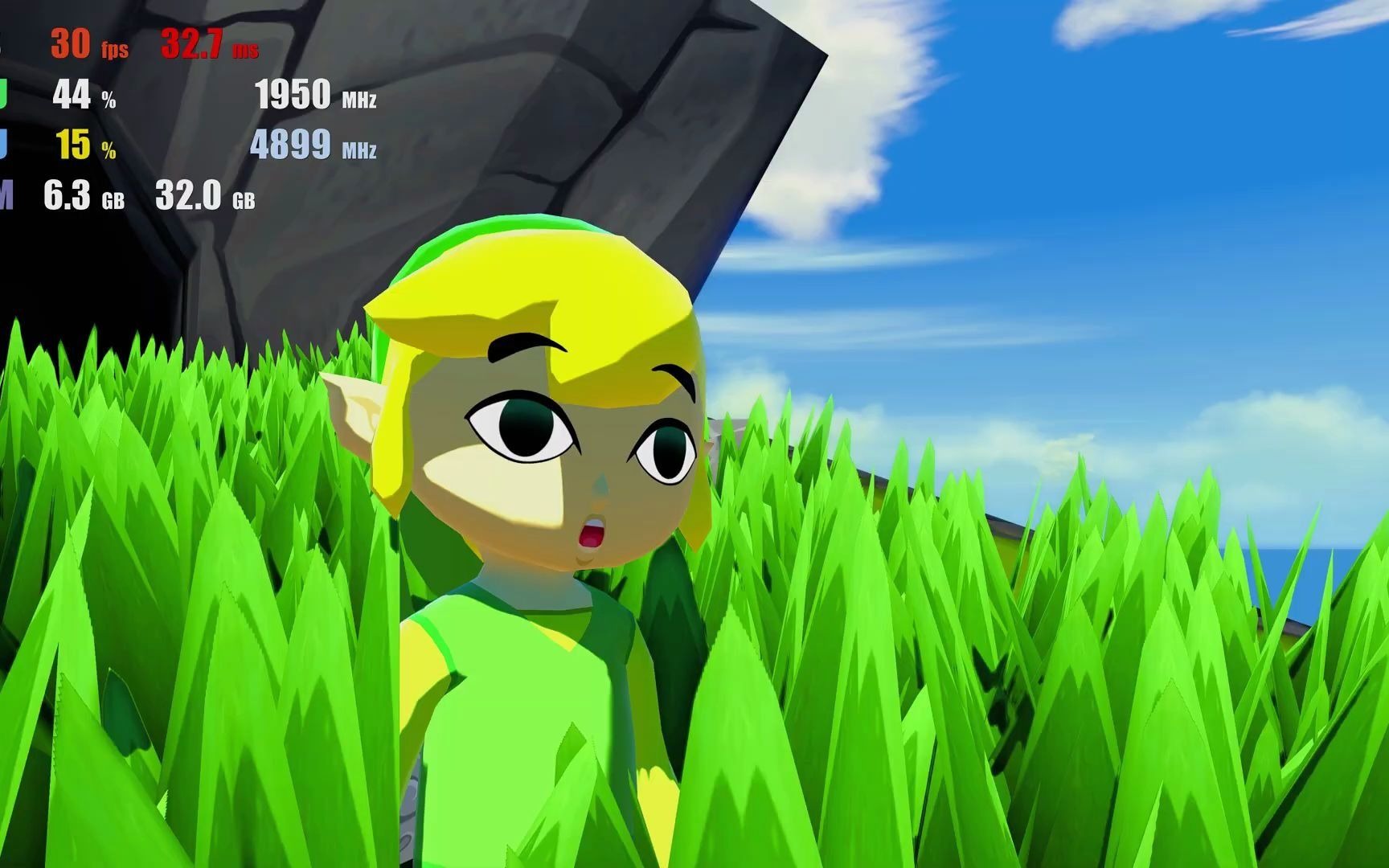 cemu2021|《塞尔达传说 风之杖hd》pc超清1080p60帧游戏试玩|rtx3080