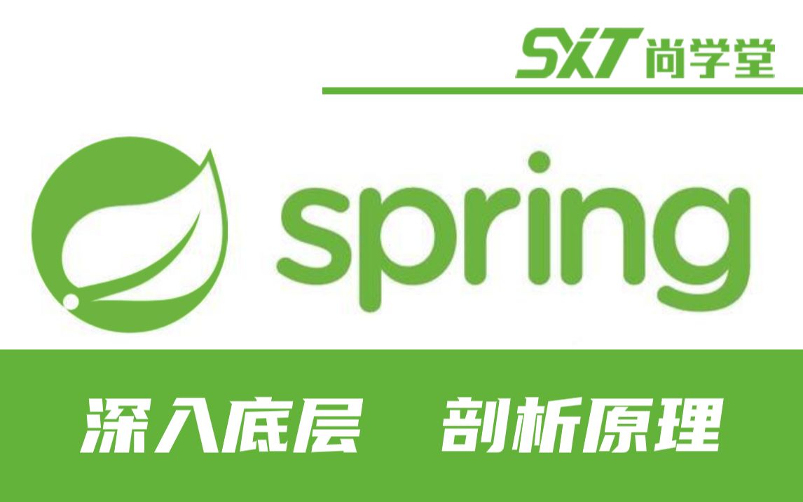 【尚学堂】Java实战教学Spring精选教程小白入门到精通Spring框架项目开发实战Java教程/Java框架/Spring框架/IOC学习/AOP原理哔哩哔哩bilibili