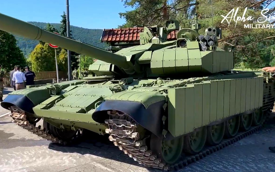 塞尔维亚陆军最强魔改t72m84as1主战坦克2020615