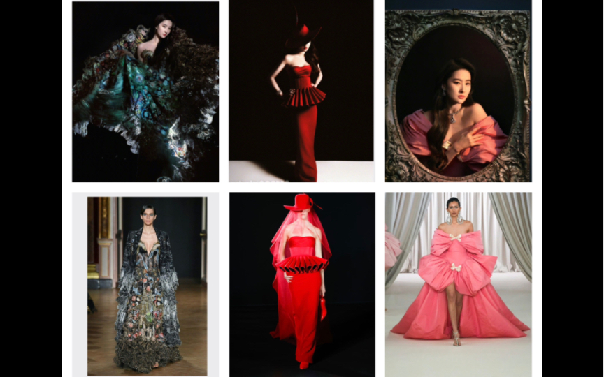 神仙姐姐刘亦菲杂志封面,演绎三套高级定制,来自Giambattista Valli、Robert Wun和Rahul Mishra 2023春夏高定哔哩哔哩bilibili