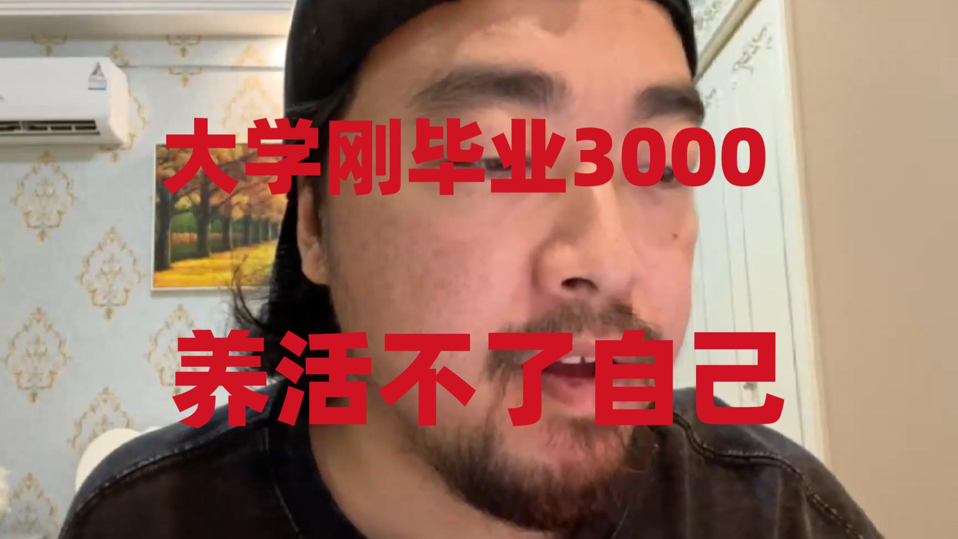 【峰哥亡命天涯】B友说大学刚毕业3000根本养不活自己哔哩哔哩bilibili