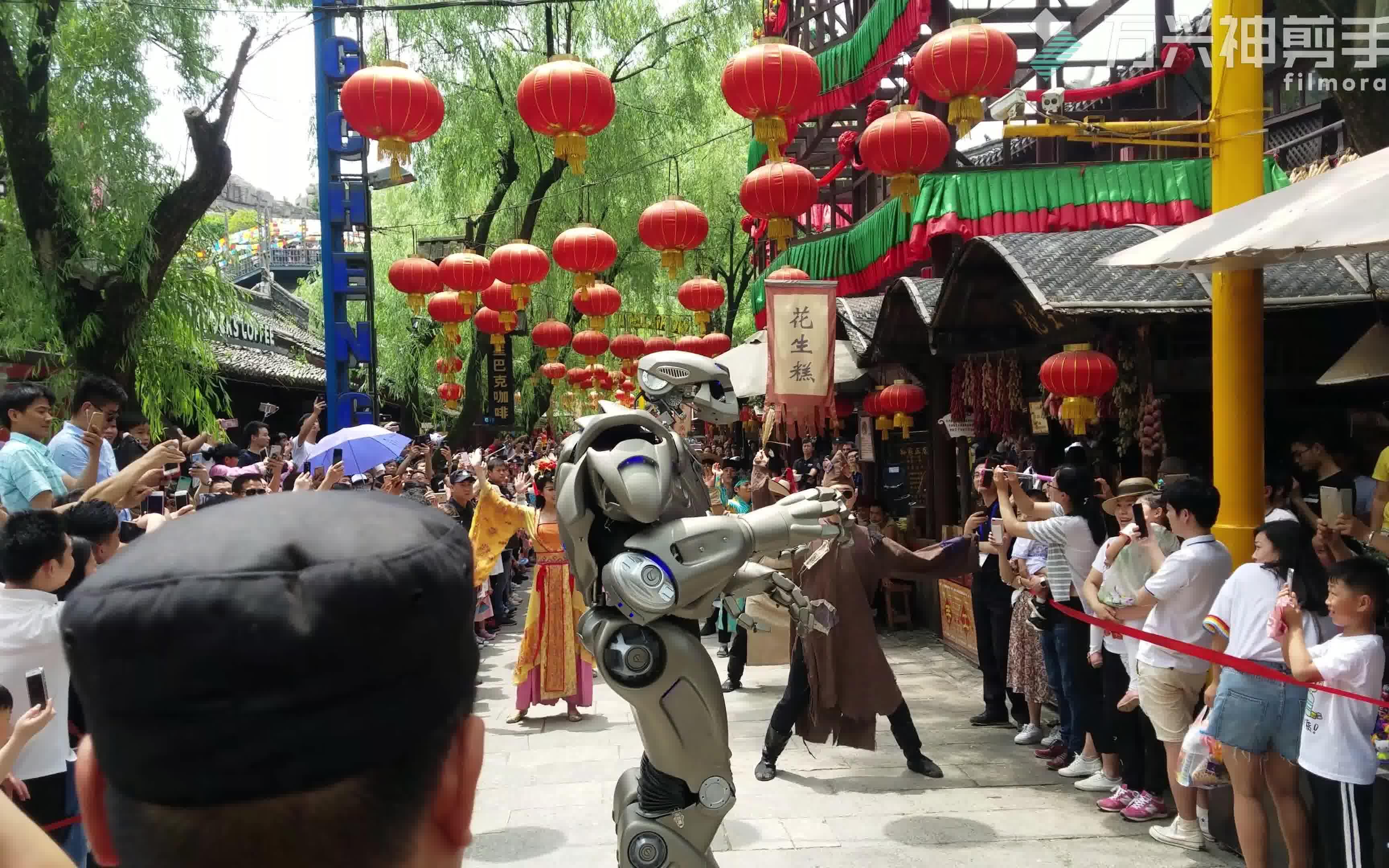 杭州宋城机器人快闪秀