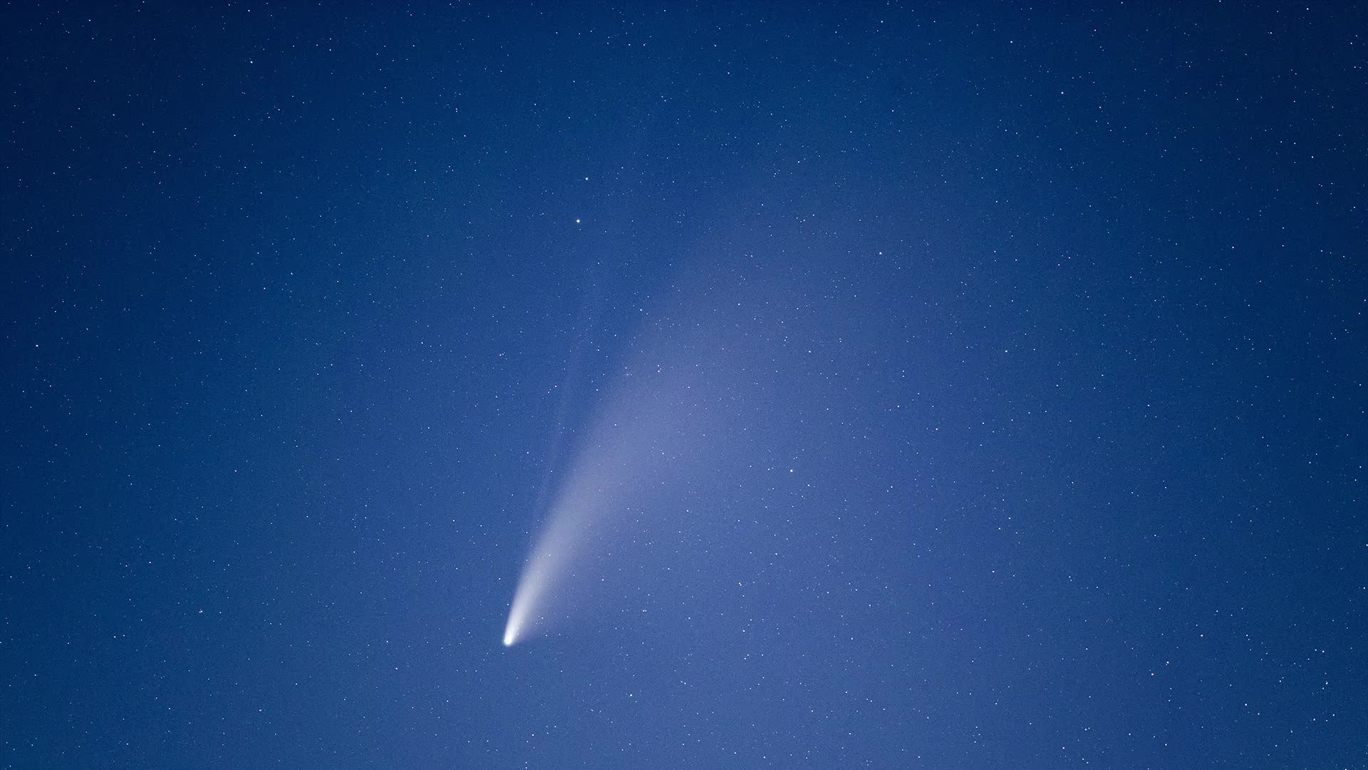 前几天拍的新智彗星,延时,c/2020 f3 (neowise)