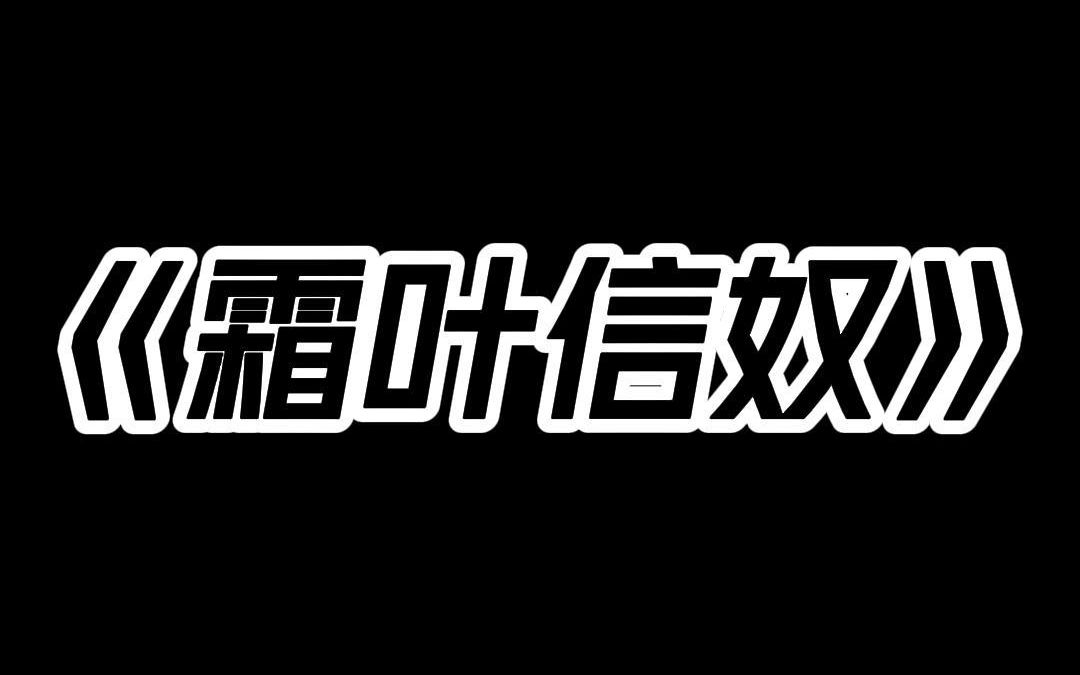 《霜叶信奴》哔哩哔哩bilibili