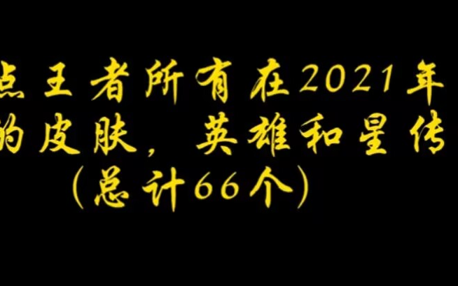 盘点所有2021年新上架的皮肤网络游戏热门视频