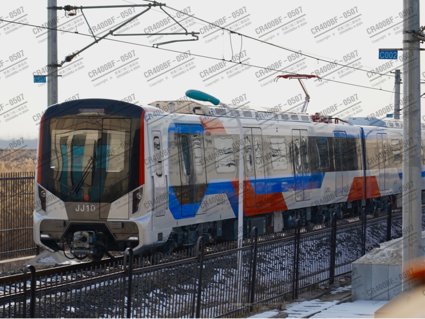 [天津地铁]天津轨道交通津静线(津静市域铁路 静海线)三编组列车于