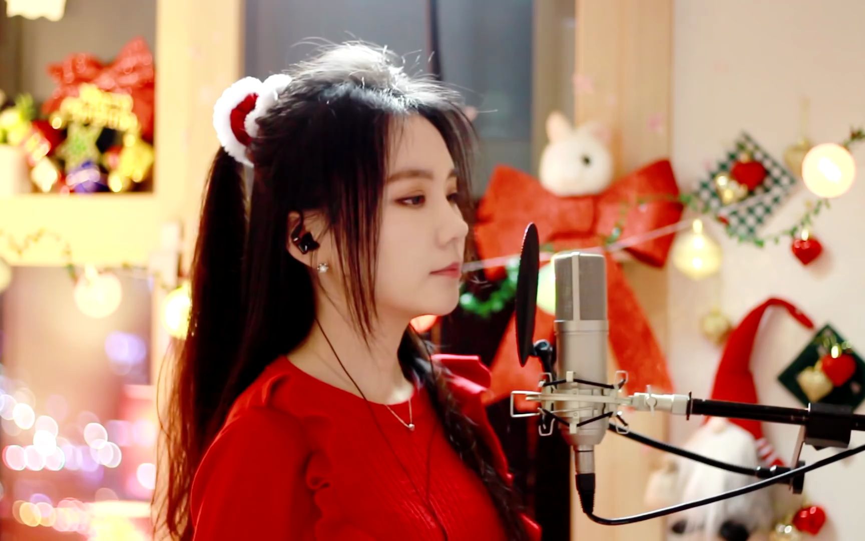 【jfla music 翻唱】ariana grande 阿里安娜·格兰德《santa tell me