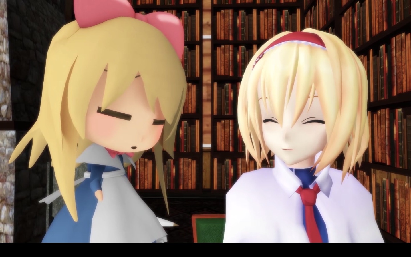 【东方mmd】还原向·咏唱组的空想森林【附对比版】