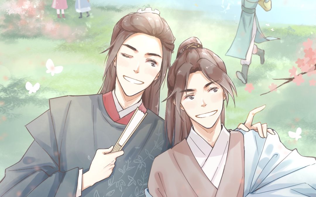 【山河令】演唱会结束有感:永远的春天-平平无奇画画过程_哔哩哔哩