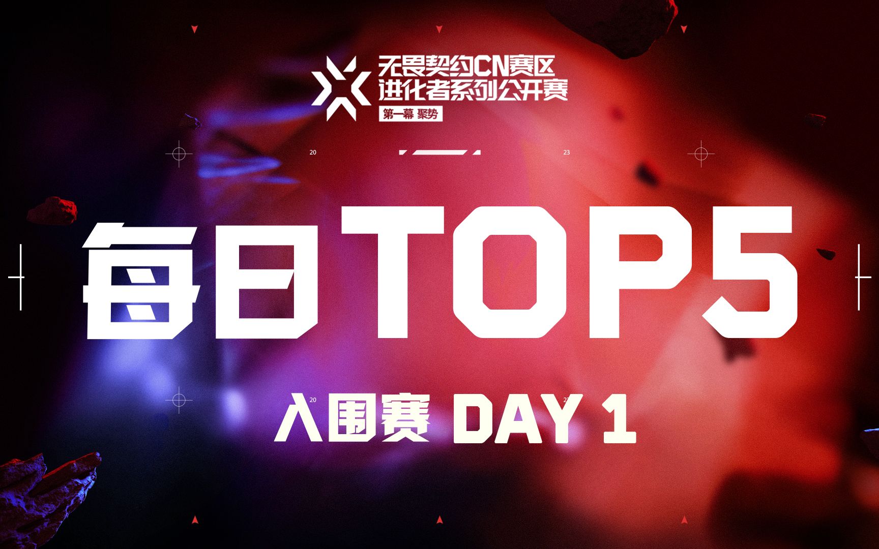 入围赛 第一日 TOP5 | 无畏契约CN赛区进化者系列公开赛 第一幕:聚势VALORANT精彩集锦