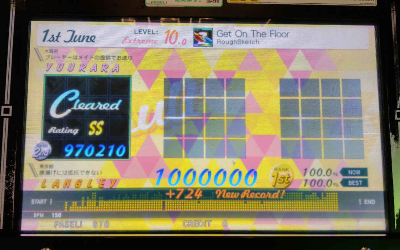 [图][jubeat]Get On The Floor EXT Lv10.0 1gr