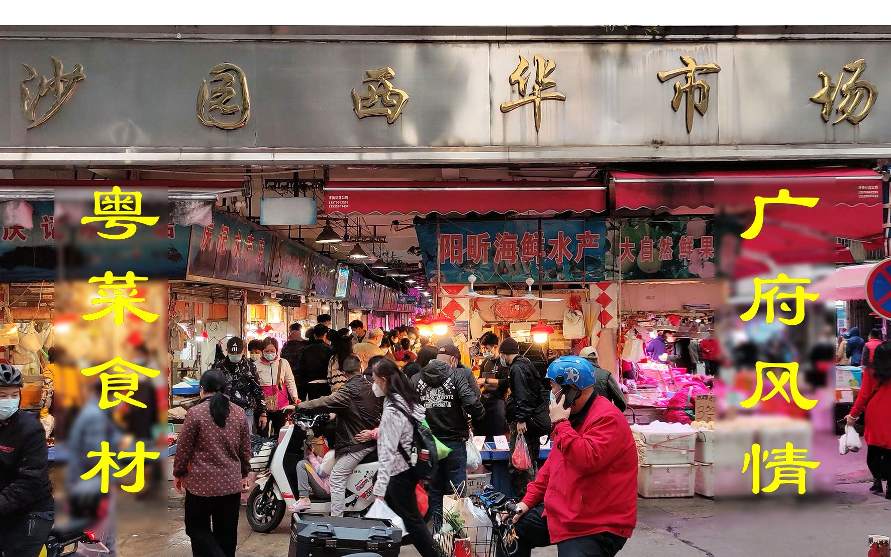 广州海珠沙园市场,粤菜食材齐全,广府风情十足哔哩哔哩bilibili