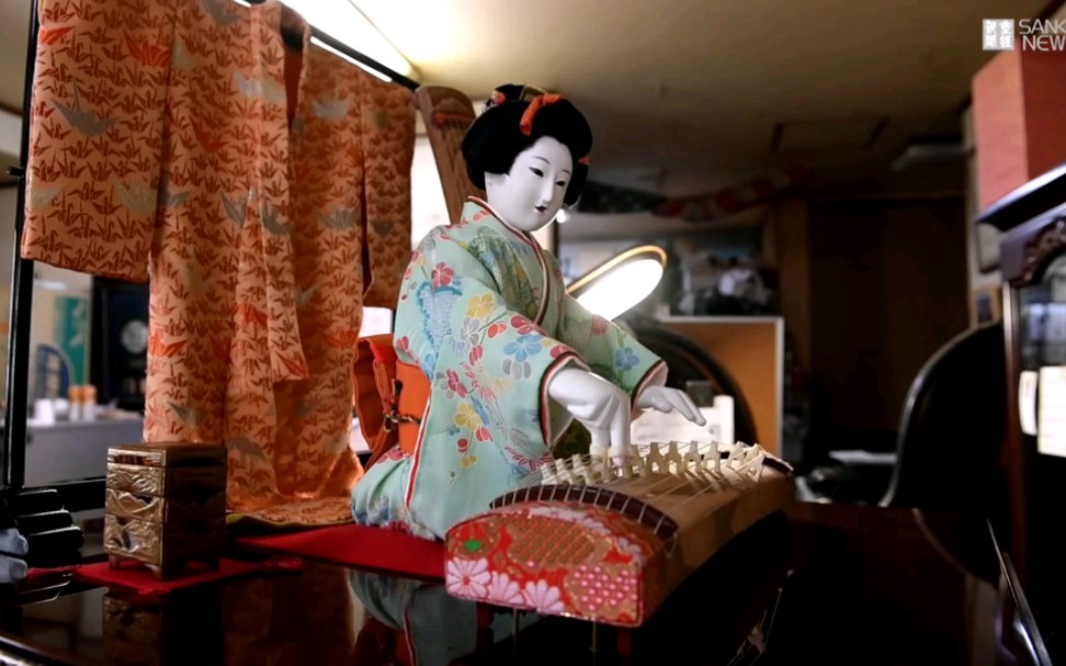 【生肉】弹日本箏的机关人偶