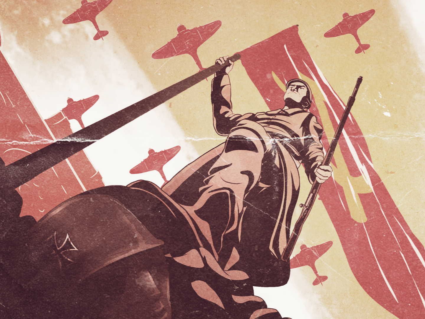 【英雄连2】我们联合!(苏美3v3)