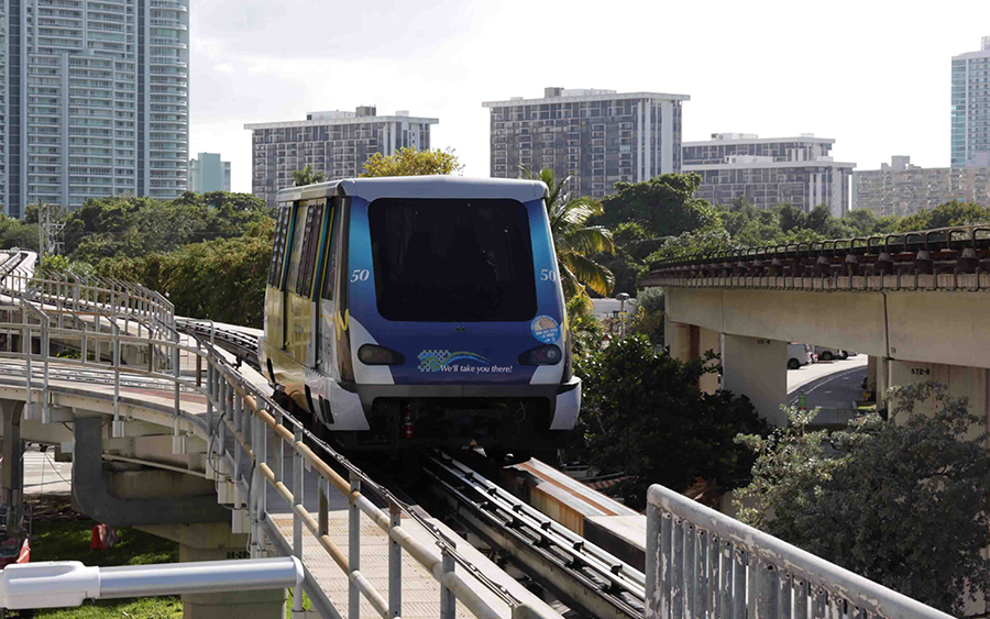 miami metromover 迈阿密迷你轻轨