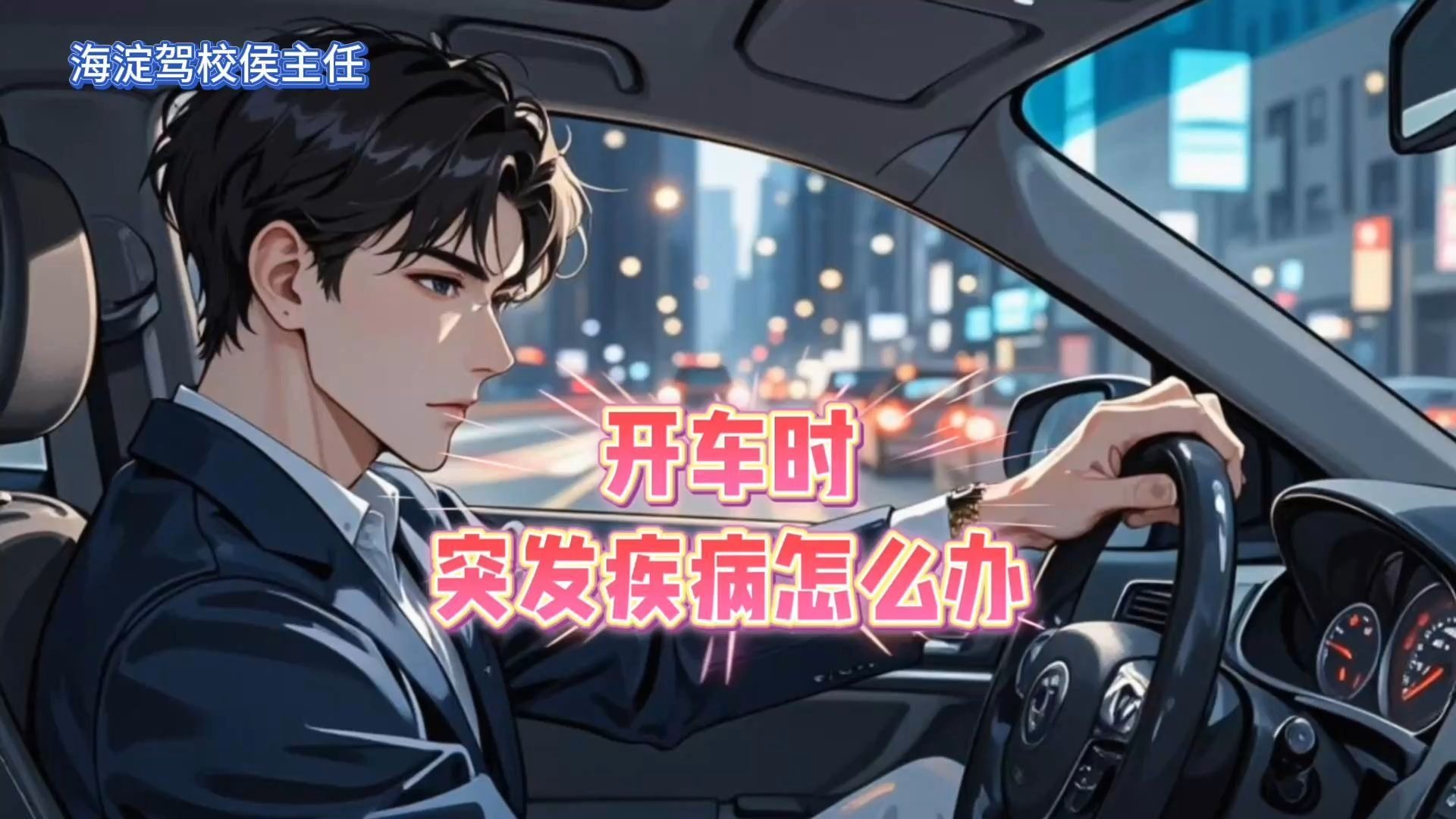 🌟 救命干货！开车突发疾病全流程应对方案 | 侯主任唠车 🌟