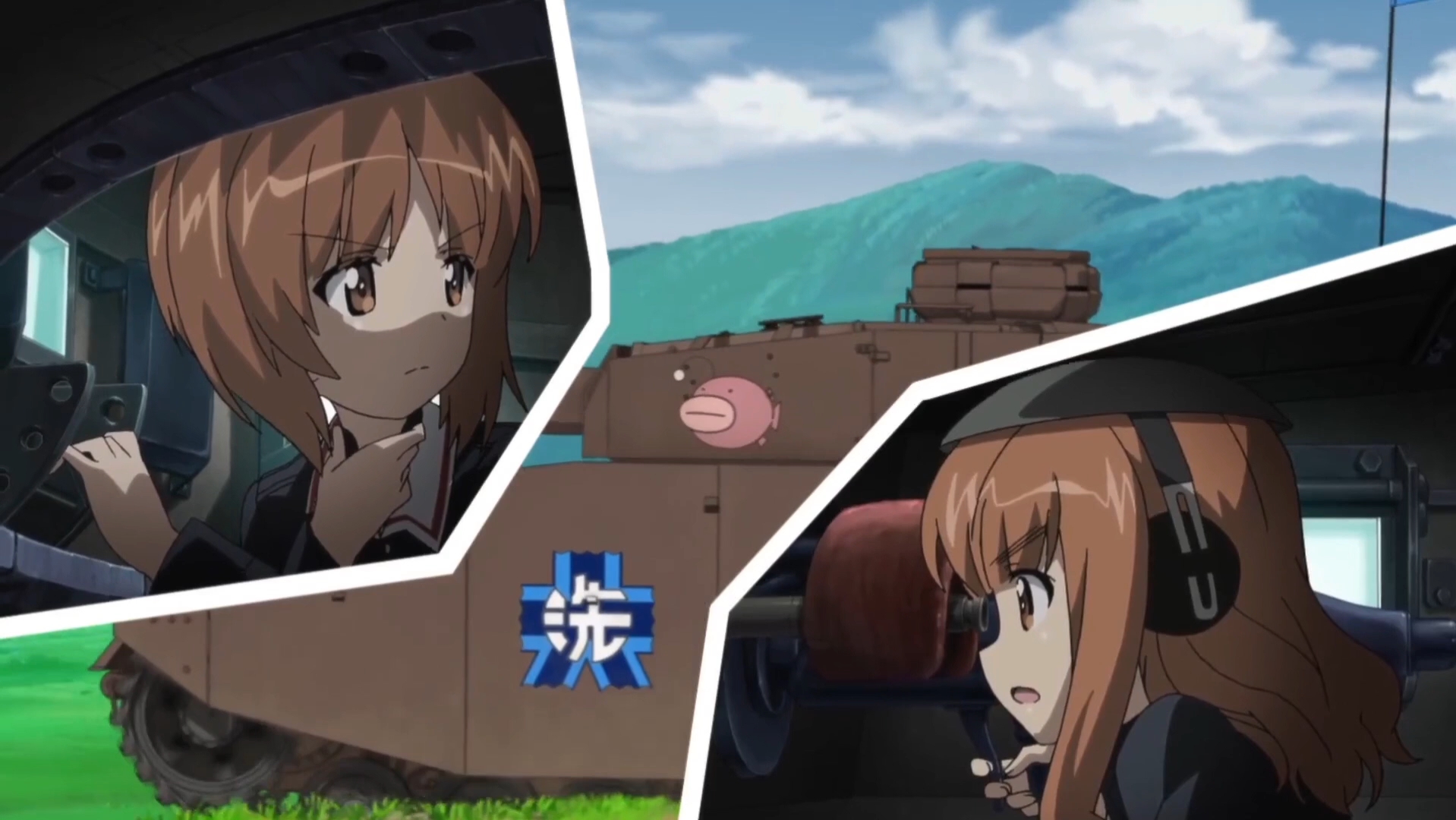 少女与战车虎式坦克和虎王坦克.