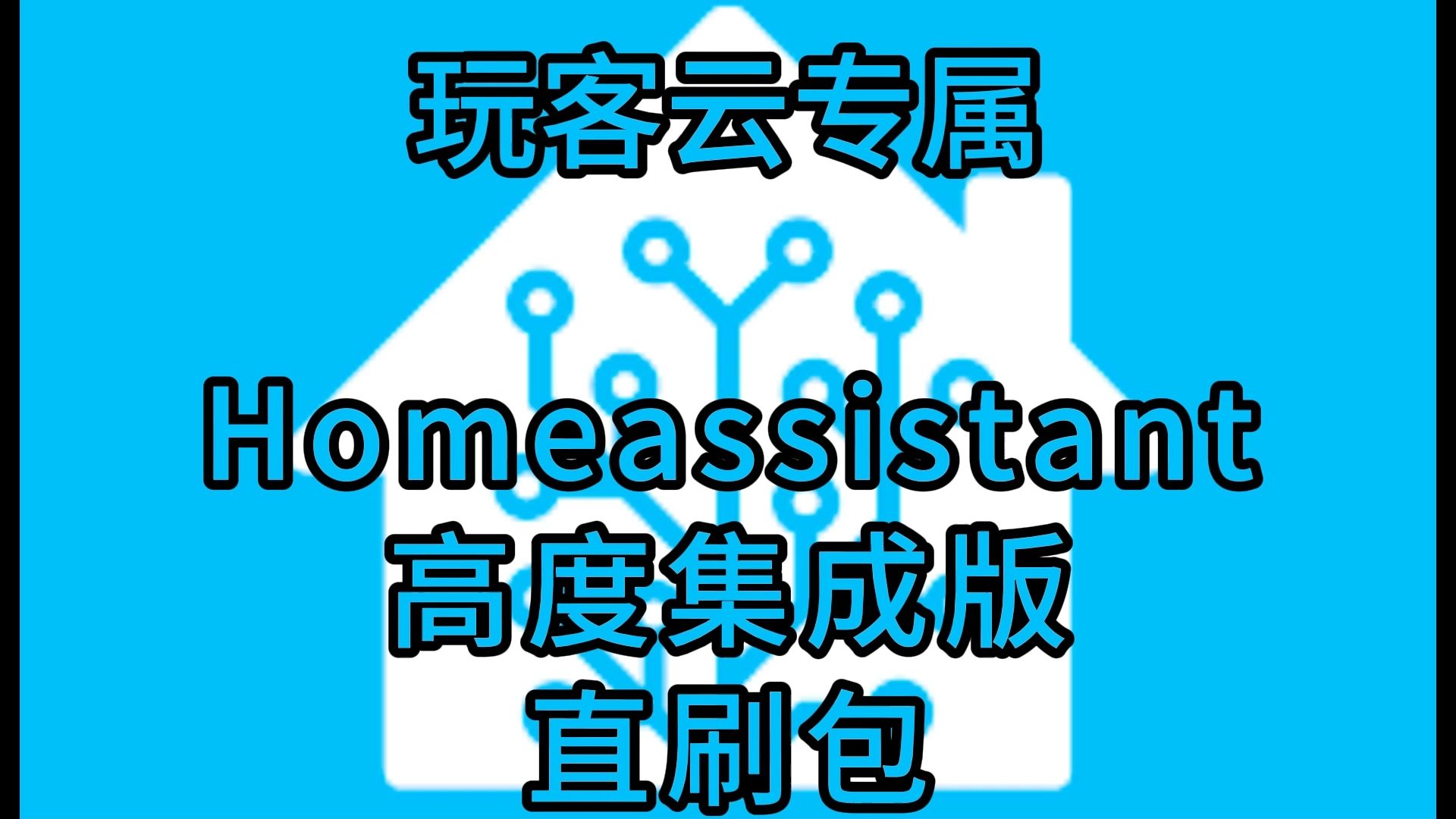 2024玩客云homeassistant 高度集成版 EMCC直刷包 1.01.3通刷哔哩哔哩bilibili