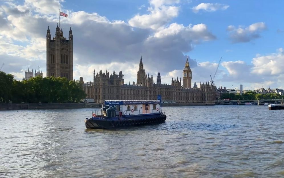 【超清英国】漫步英国伦敦 泰晤士河南岸皇后大道 (1080p高清版)