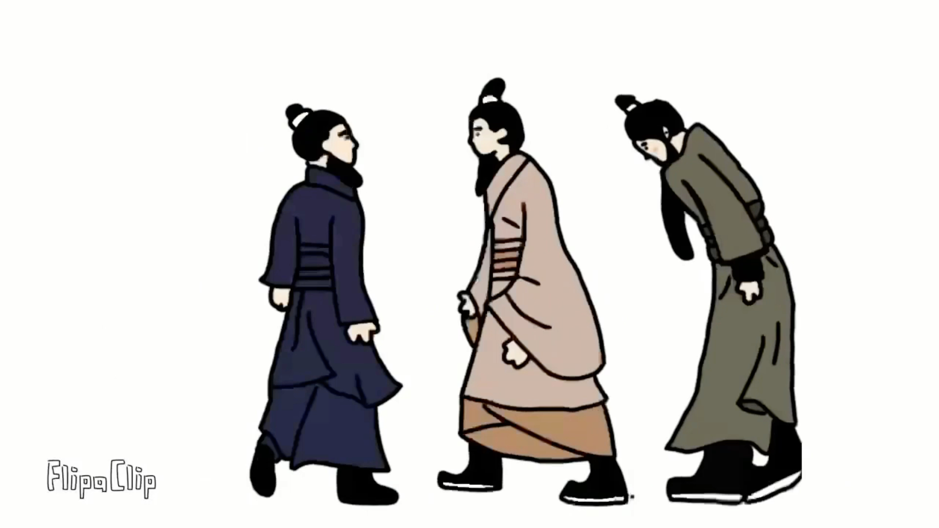 手绘动画先生请出山魔性走位