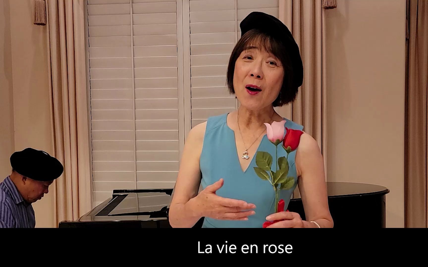 [图]《 玫瑰人生 - La Vie En Rose 》 李 莉 和 乔 欣 -妻唱夫弹