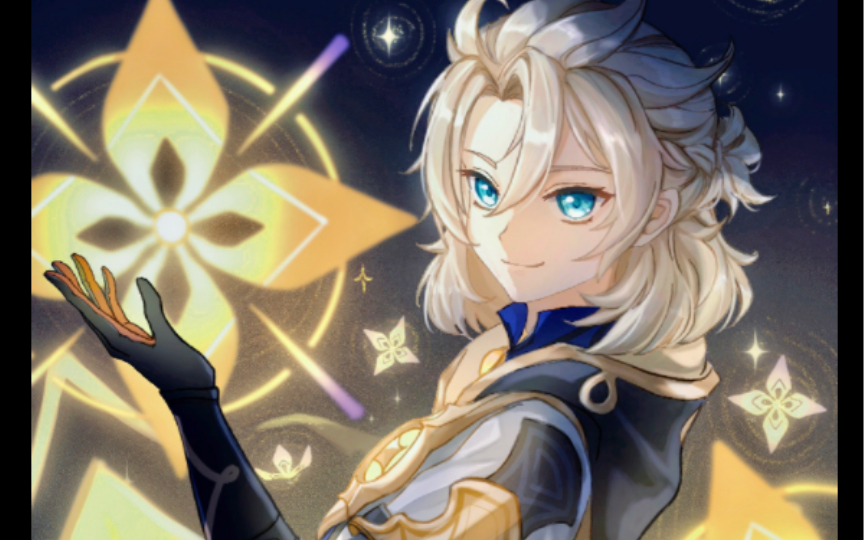 【绘画过程】伊甸之花 阿贝多