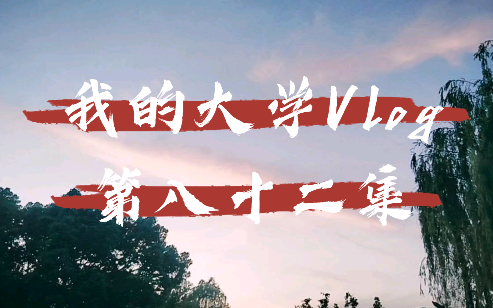 【我的大学vlog】今日身份运动员90接触大自然恢复能量准备迎接接