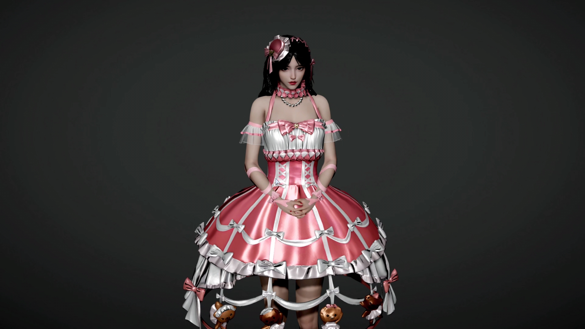 和平精英 小熊娃娃 服装mod hs2 ai
