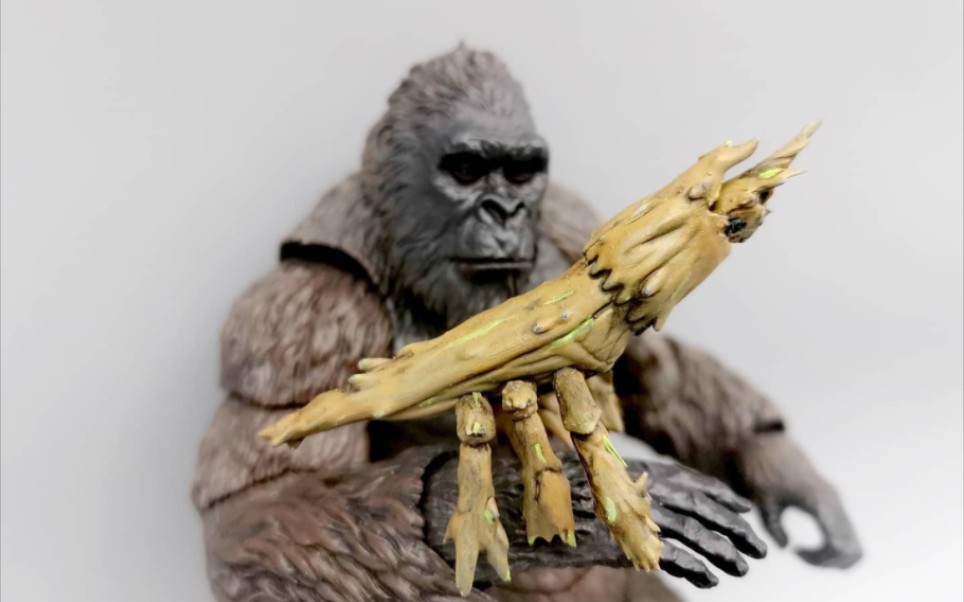 【金刚骷髅岛】生物孢子螳螂巨怪shm比例模型