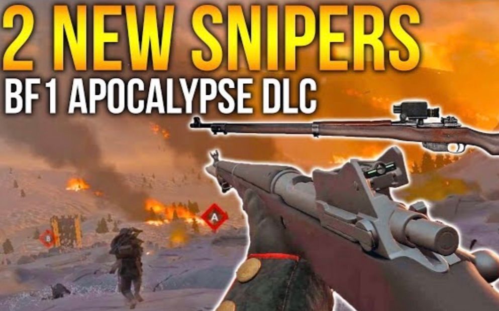 【stodeh】战地1 启示录dlc两把新狙试玩 罗斯mk-3和恩菲尔德m1917