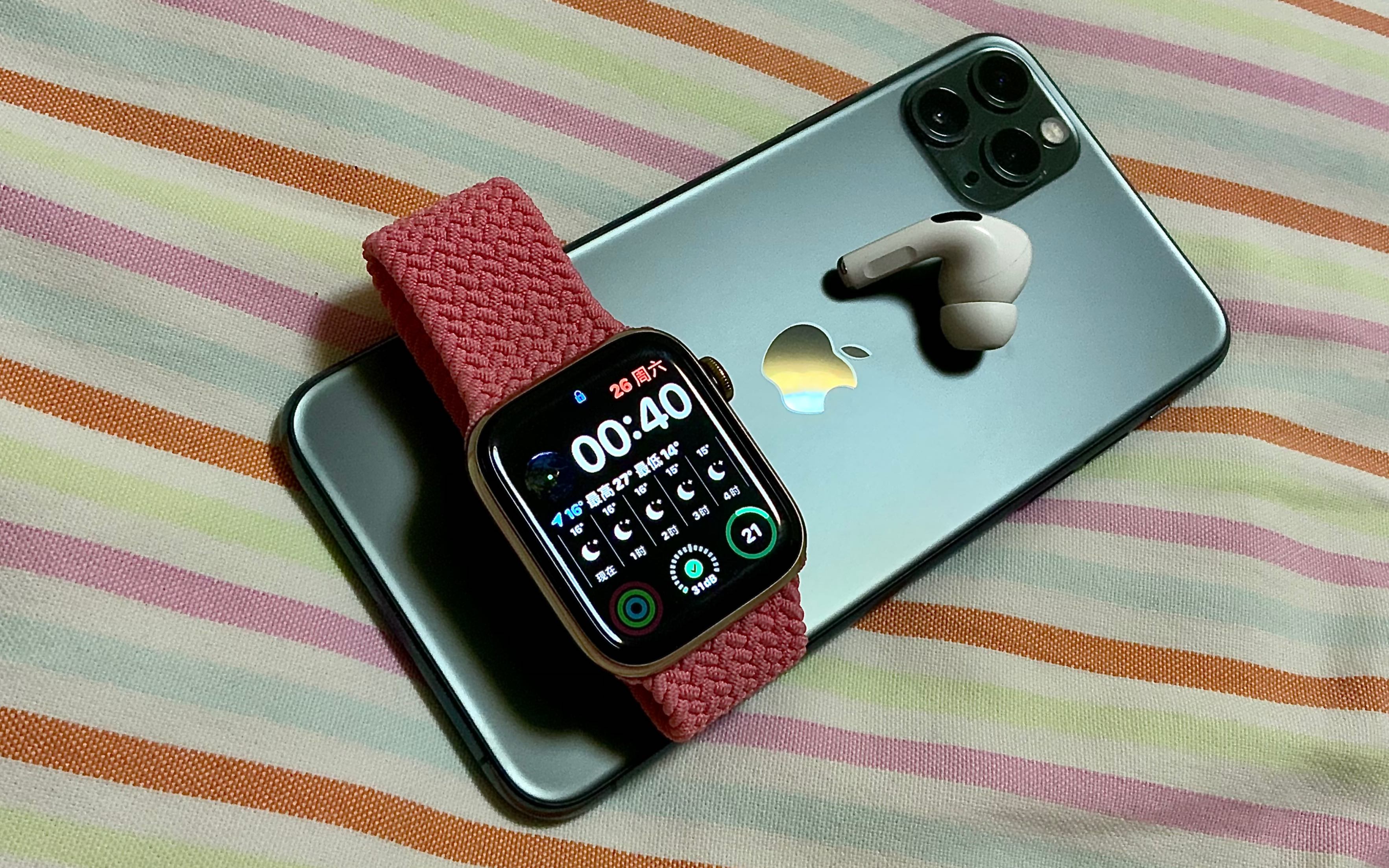 与apple watch6一同推出编织单圈表带佩戴体验_哔哩哔哩 (゜-゜)つロ