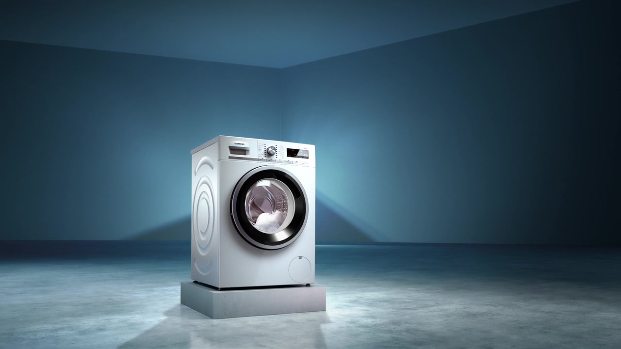 【c4d短片欣赏】洗衣机粒子不了广告