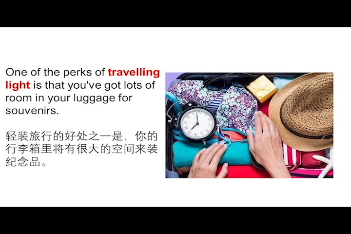 精英英语每日短语—Travel light 轻装旅行哔哩哔哩bilibili