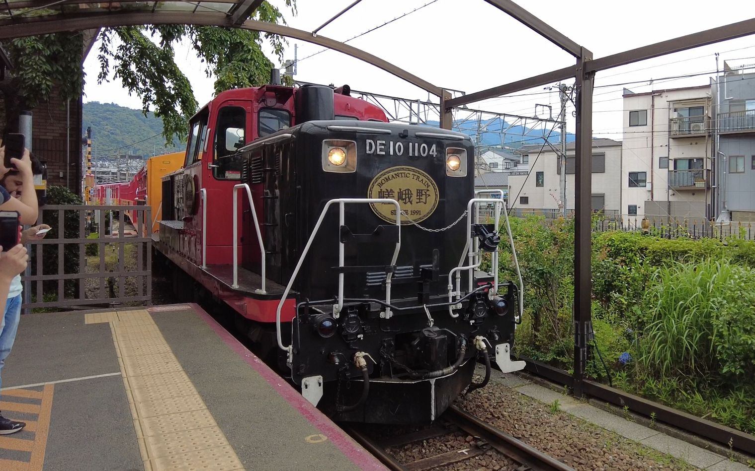 京都的嵯峨野小火车