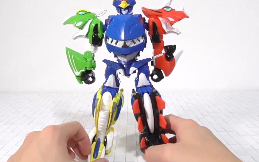 【stk】韩国玩具 五合体 恐龙合体(来科普)