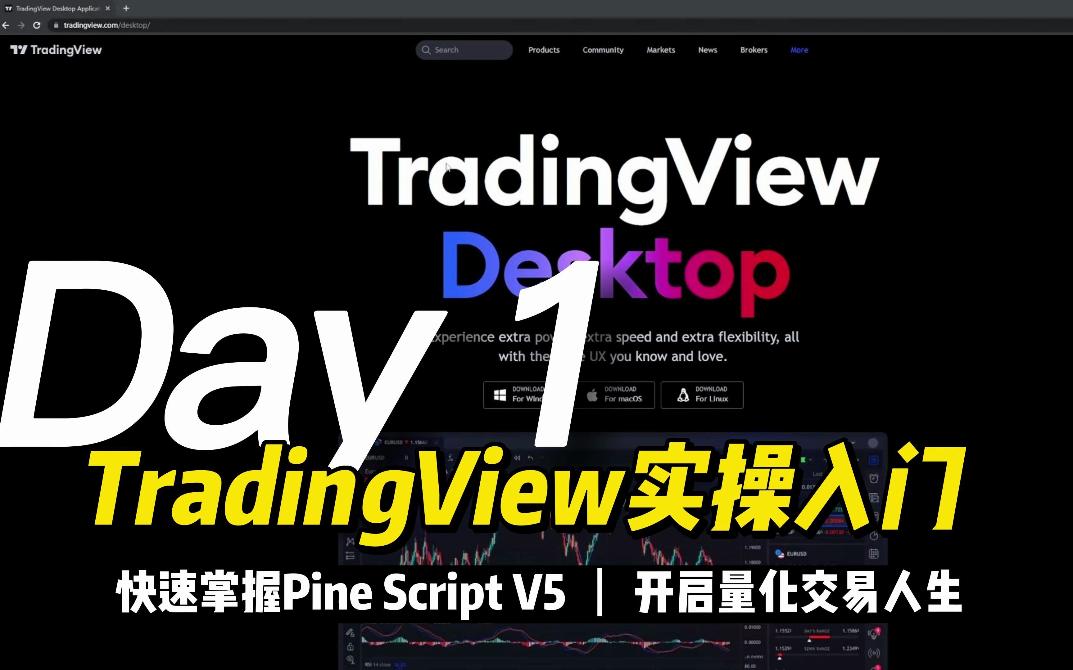 【TradingView量化教程】实操入门1:教你快速学会编写Pine Script V5指标策略,开启量化交易新体验!哔哩哔哩bilibili