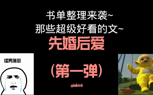 【小说推荐】盘点那些超级好看的先婚后爱系列文(第一弹)哔哩哔哩bilibili