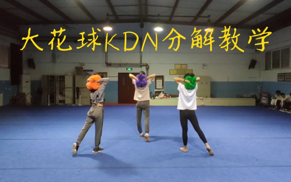 【LDSH健美操】2019省赛自编大花球,“花球KDN”分解教学哔哩哔哩bilibili